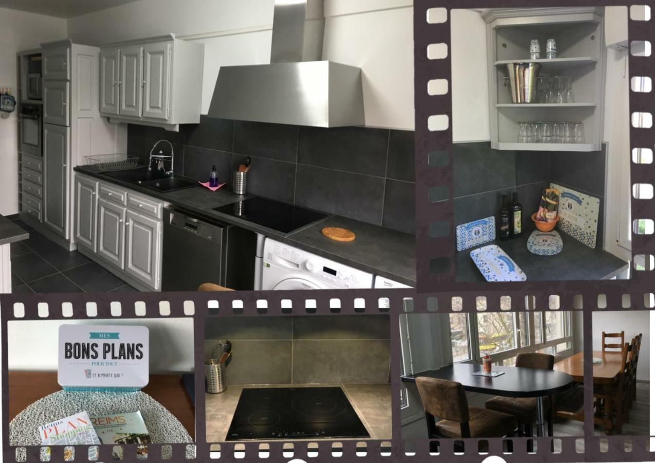 Appartement Bedinreims Burgundy Bottle Free Parking&wifi Free Ideal 4 à 8 Adultes